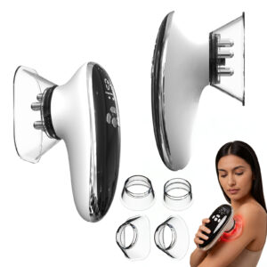 Electric cupping massager with red light and 4 cups